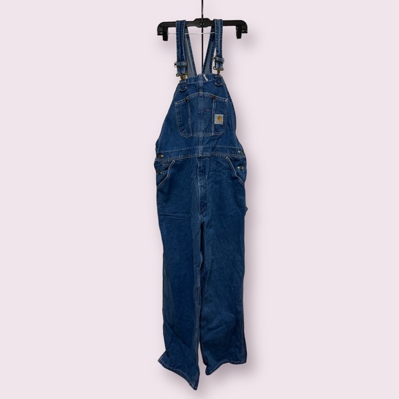Carhartt Other - Carhartt Men's Washed-Denim Bib Overalls    R07DST  Size 38 x 30